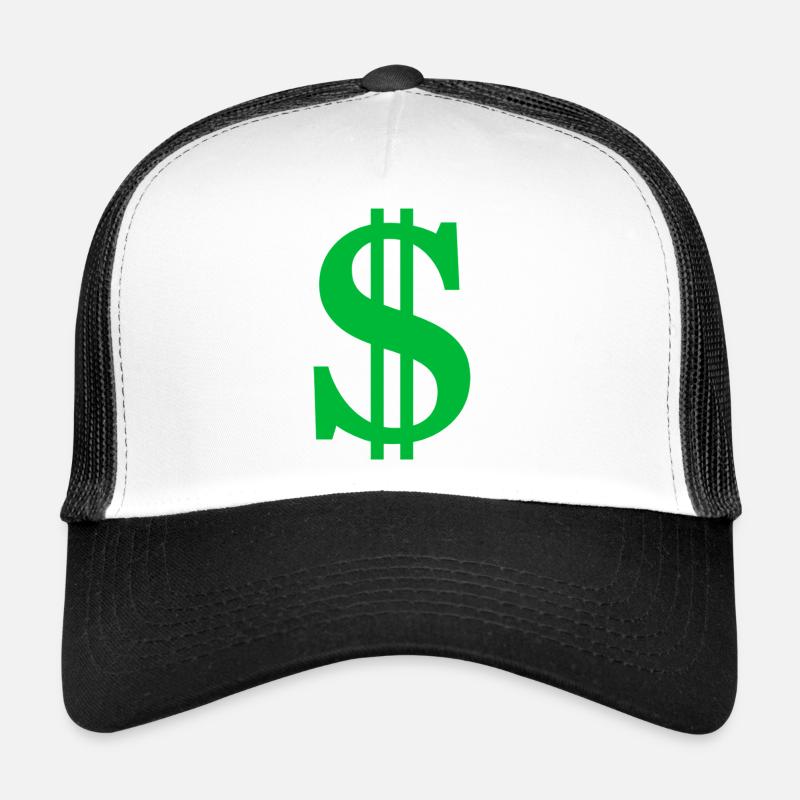 Dollar Sign Trucker Cap