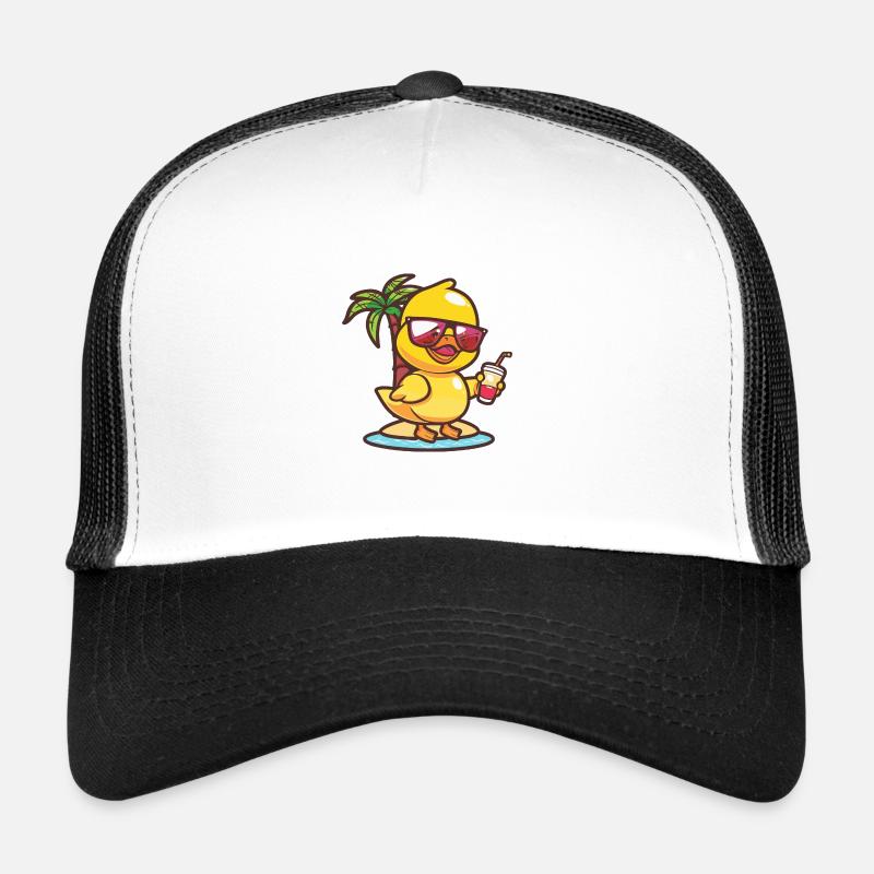Duck Summer Beach Vacation Trucker Cap