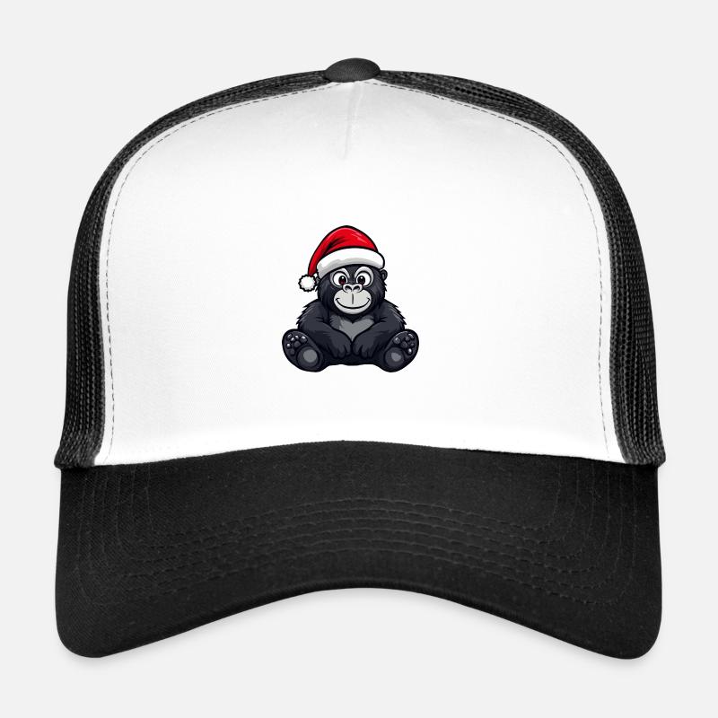 Gorille Weihnachten Noël Casquette trucker 