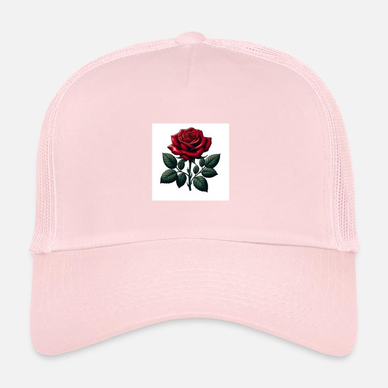 Rote Rose Trucker Cap