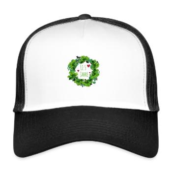 Parsley Wedding, Marriage Anniversary, Wedding Anniversary, Kra - Trucker Cap - white/black - Front