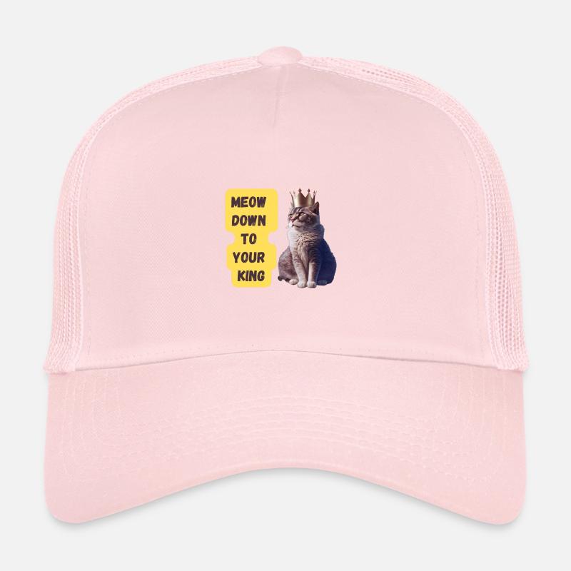 Miaou jusqu’à votre impression d’art King Casquette trucker