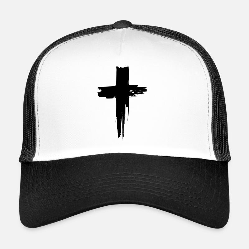 Painted Cross Trucker Cap