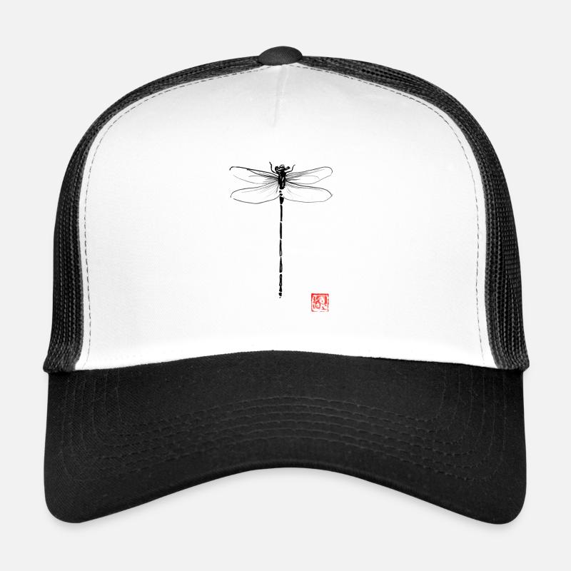 dragonfly - Trucker Cap - white/black