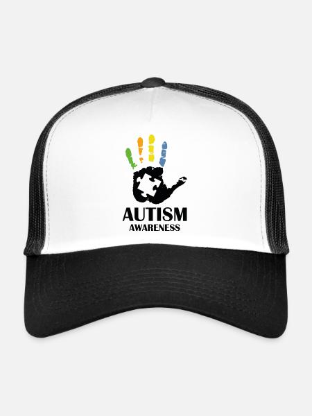 Bewusstsein für Autismus - Trucker Cap - Weiß/Schwarz