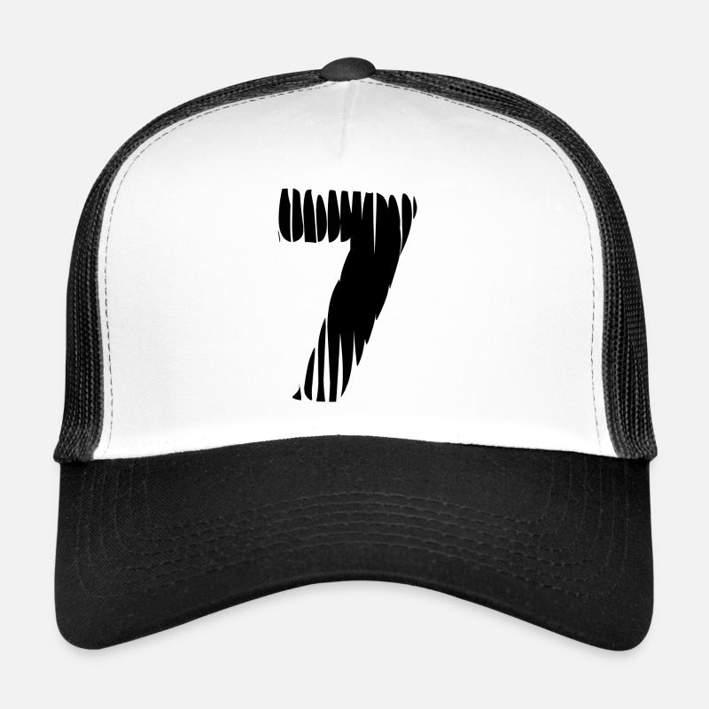 7 Number jersey Trucker Cap