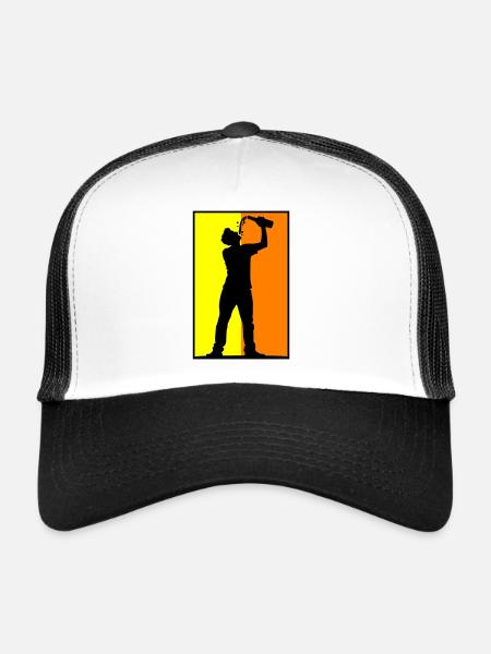 Drinker Beer - Trucker Cap - white/black - Front