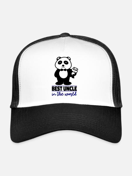 Best Uncle in the World - Trucker Cap - white/black - Front