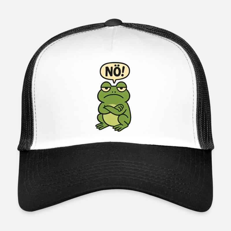 Déclaration, non, grenouille, tout simplement non Casquette trucker 