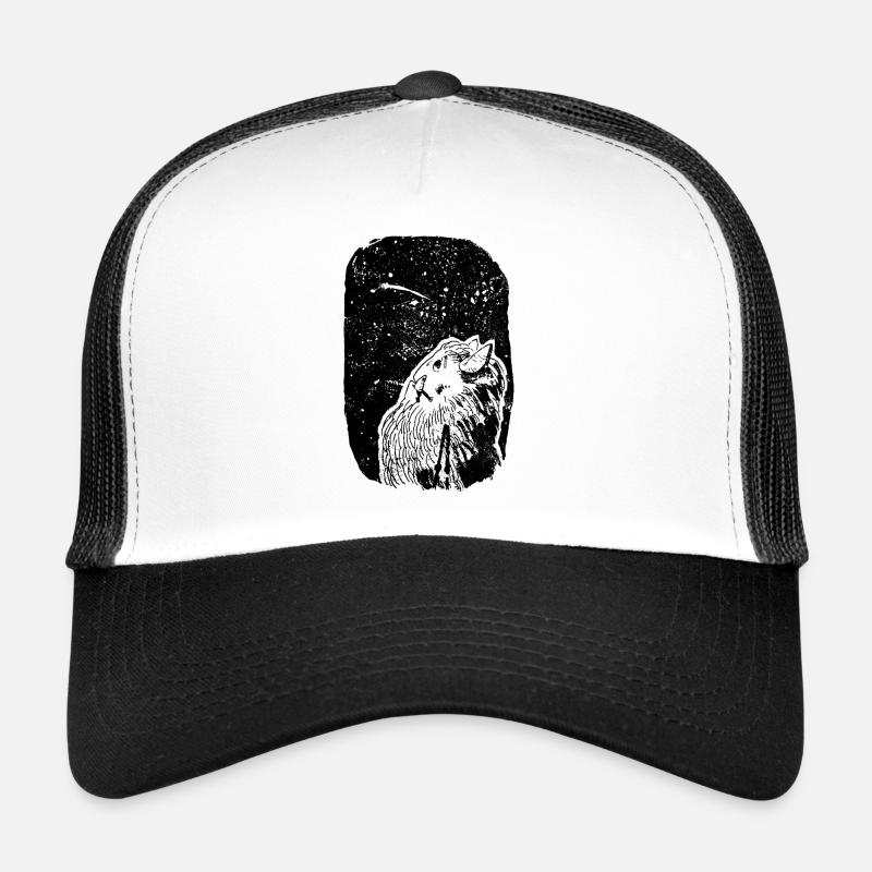 Dreamer under the stars - Trucker Cap - white/black