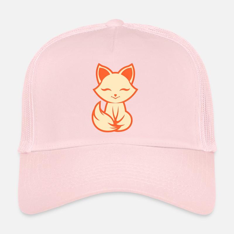 Fuchs Logo, einfaches Fuchs Design Trucker Cap
