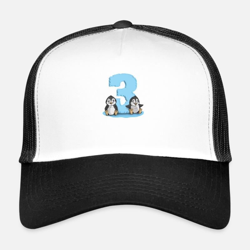 Penguin 3rd birthday Trucker Cap