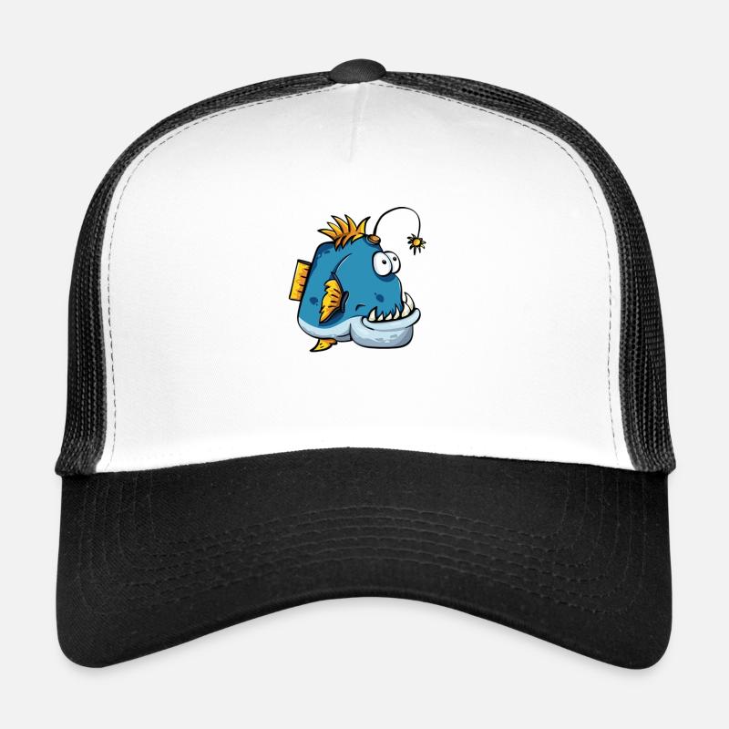 Poisson laid. Casquette trucker 