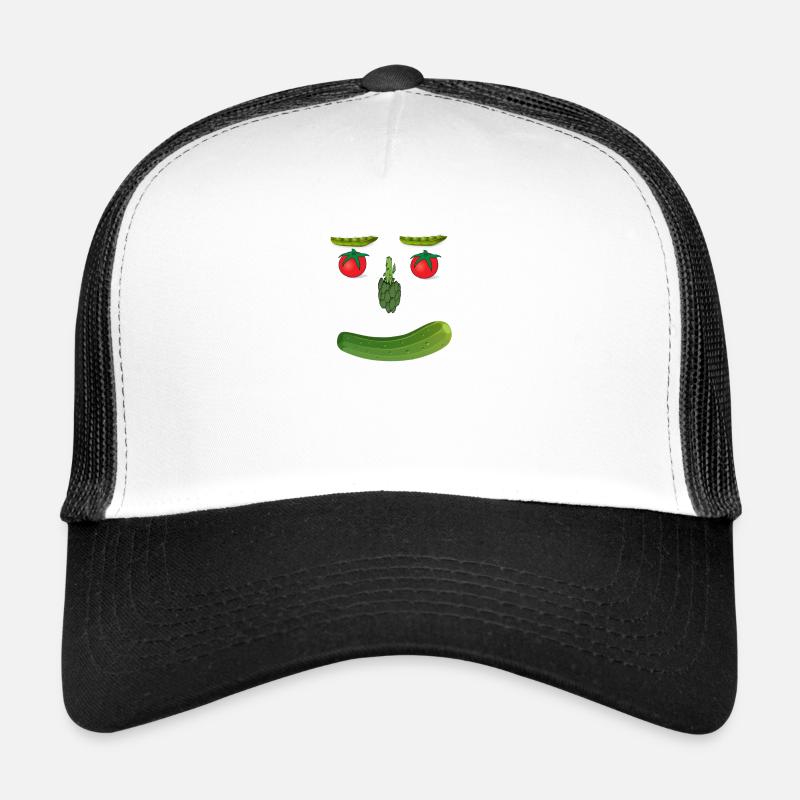 Gemüse Gurke Gesicht Trucker Cap