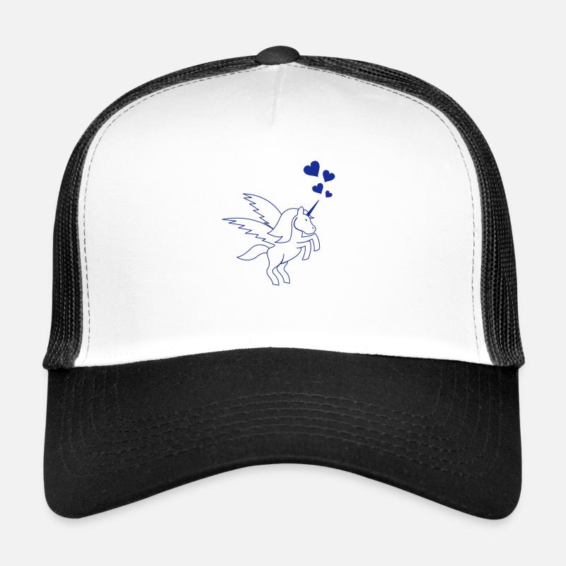 unicorn - Trucker Cap - Weiß/Schwarz
