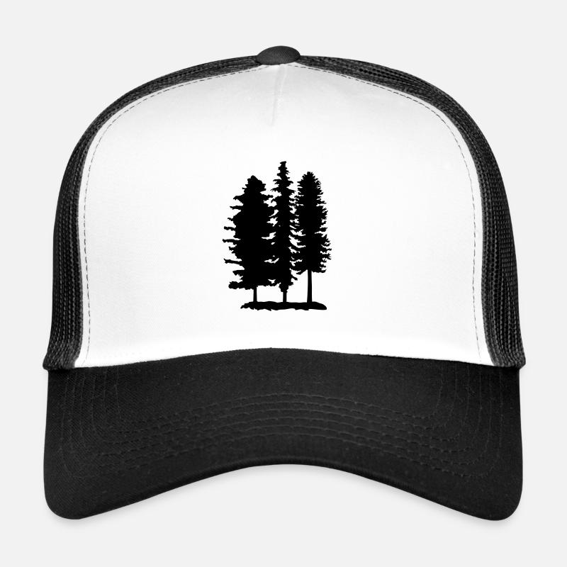 Trees, Forest - Forêt Casquette trucker 