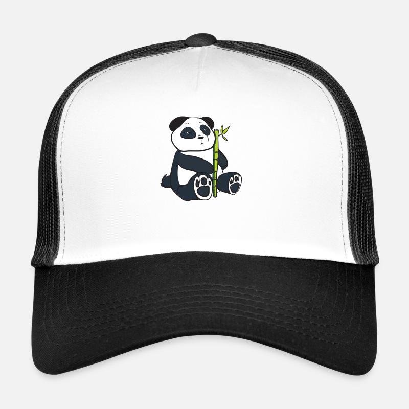 Panda - Trucker Cap - Weiß/Schwarz