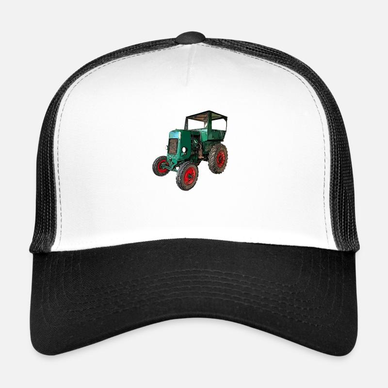 Tractor DDR activist RS03 - Trucker Cap - white/black