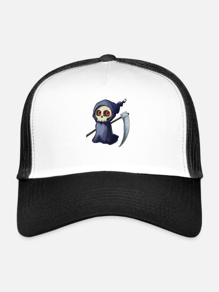 Little Death - Trucker Cap - white/black - Front