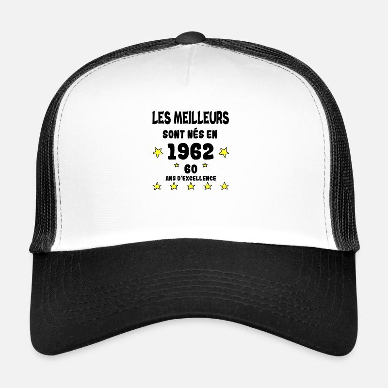 Anniversaire 60 ans Casquette trucker 