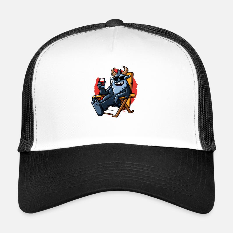 Krampus Percht Devil 2301 Casquette trucker 