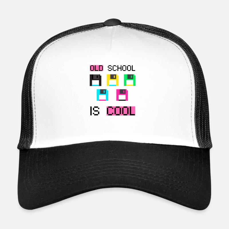 Old School ist cool 8bit Retro Vintage Trucker Cap