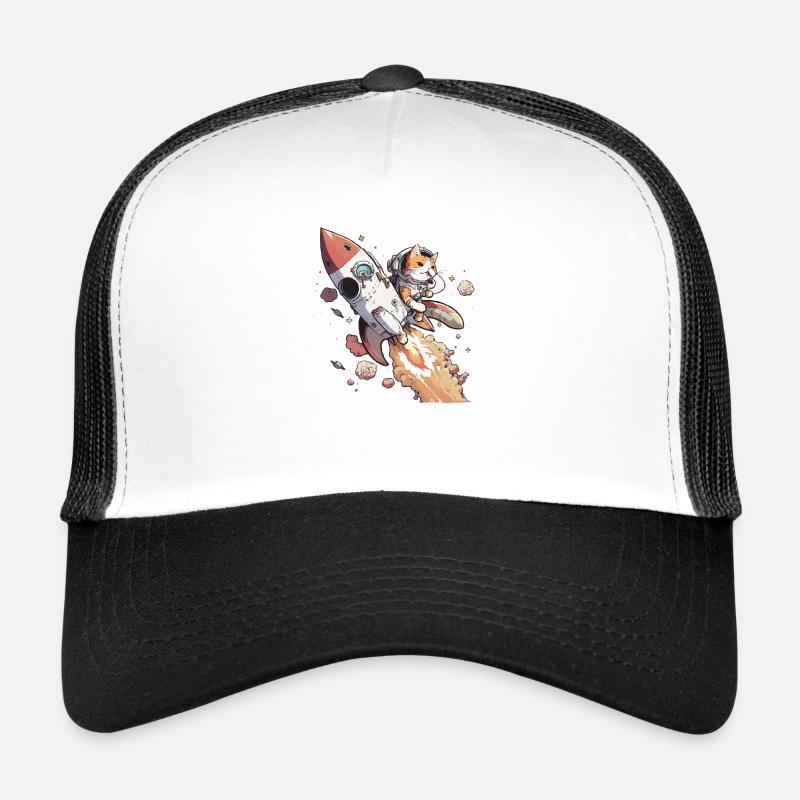 Chuck die Astronautenkatze Trucker Cap