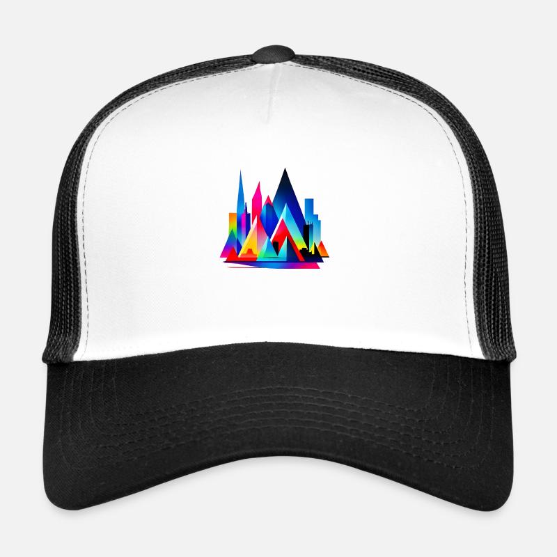 Stadt der Träume - Trucker Cap - Weiß/Schwarz