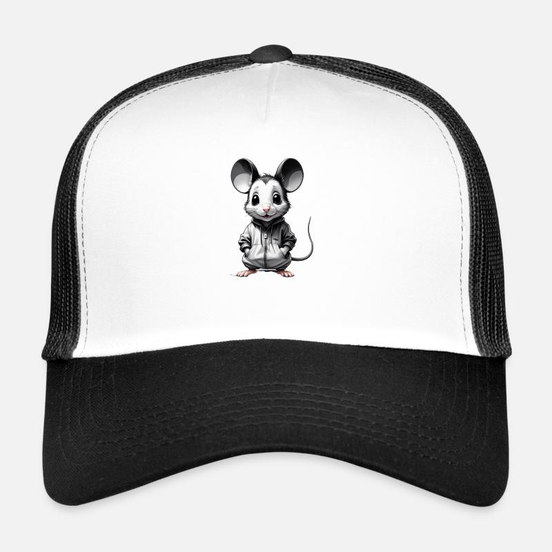 Mice Chic: Small but Mighty - Trucker Cap - white/black