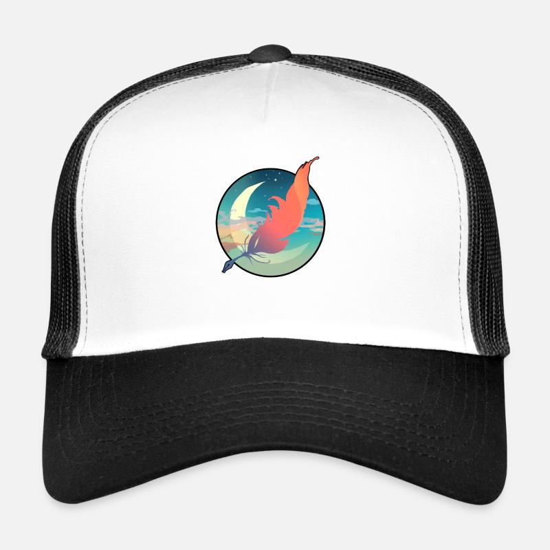 Dreamwriter - Trucker Cap - Weiß/Schwarz