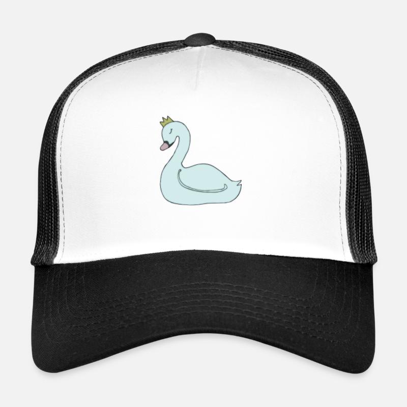 schwan hellblau Trucker Cap