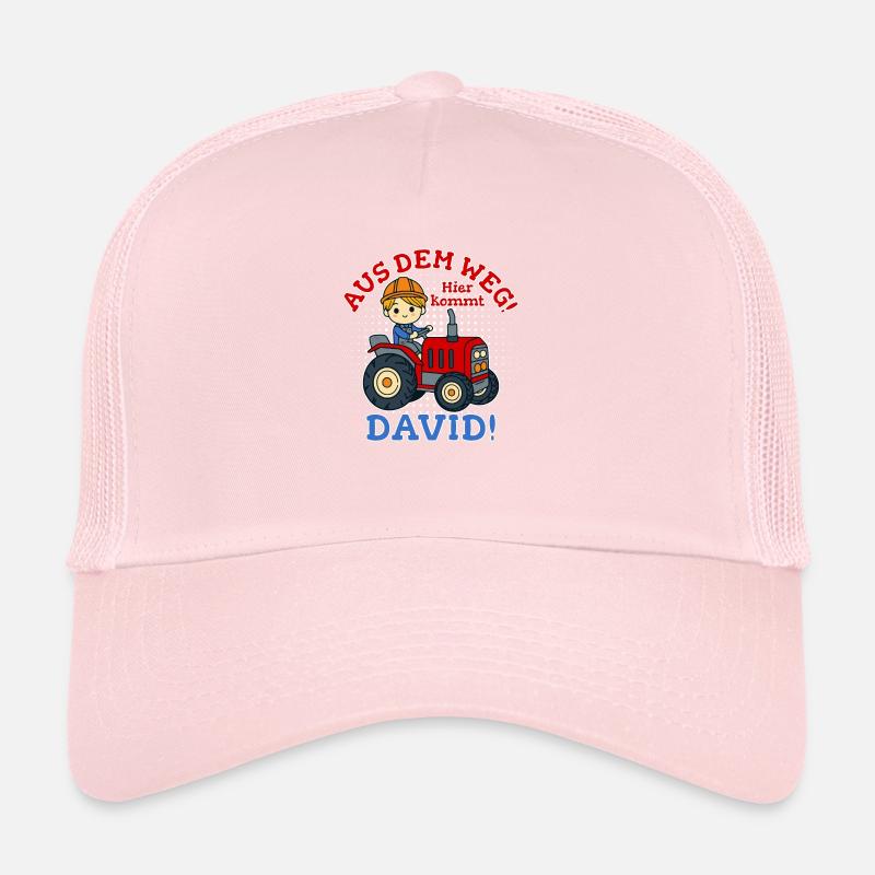 David Nom Tracteur Casquette trucker 