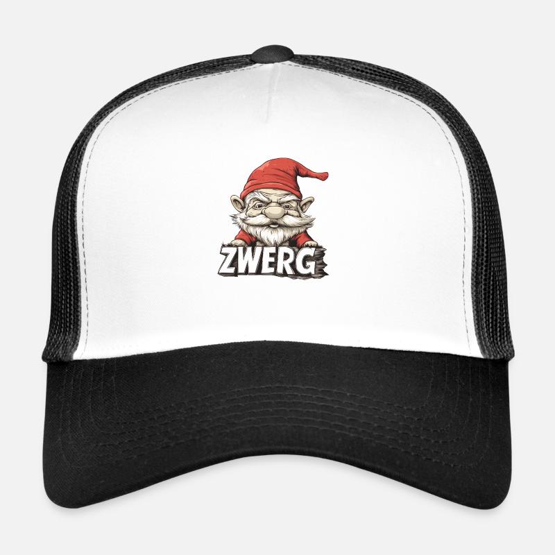 Zwerg - Trucker Cap - Weiß/Schwarz
