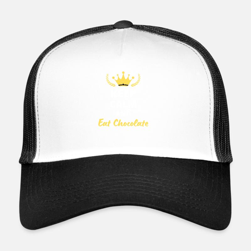 Keep Calm and Eat Chocolate Trucker Cap