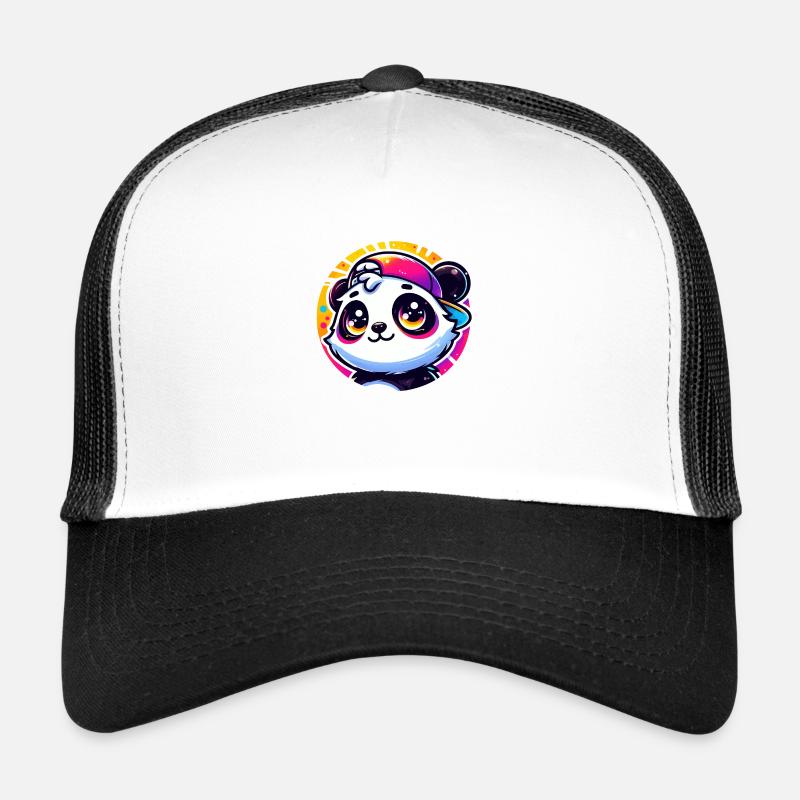 Panda Kawaii avec casquette Casquette trucker 