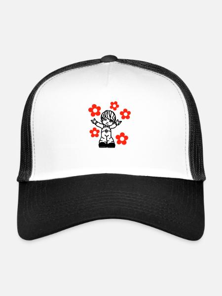 happykid02 - Trucker Cap - white/black - Front
