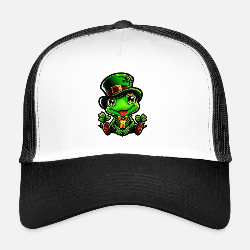 Frosch Zauber am St. Patrick's Day Trucker Cap