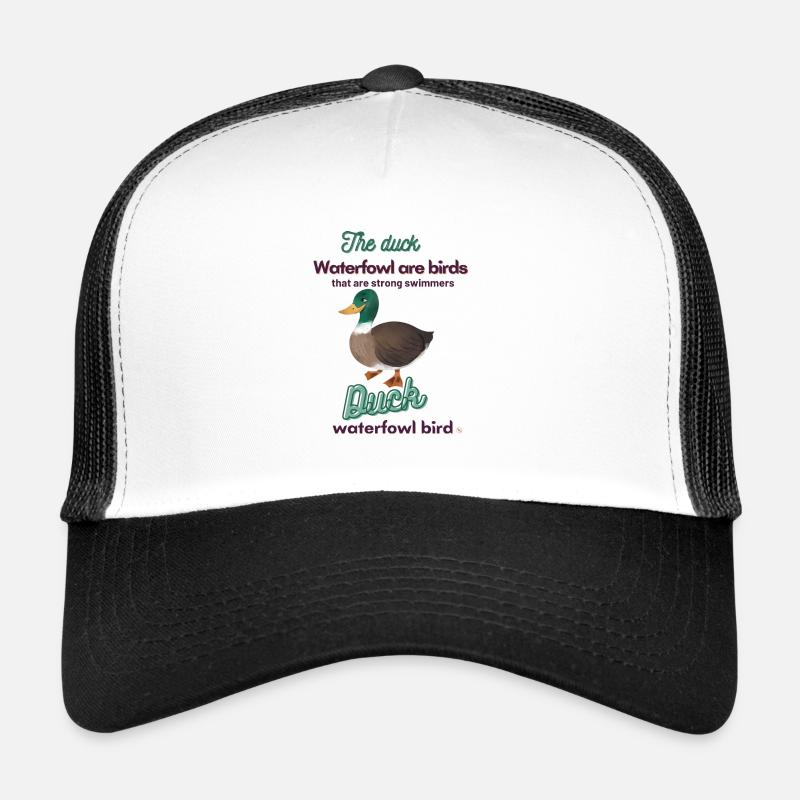 Duck the duck - Trucker Cap - white/black