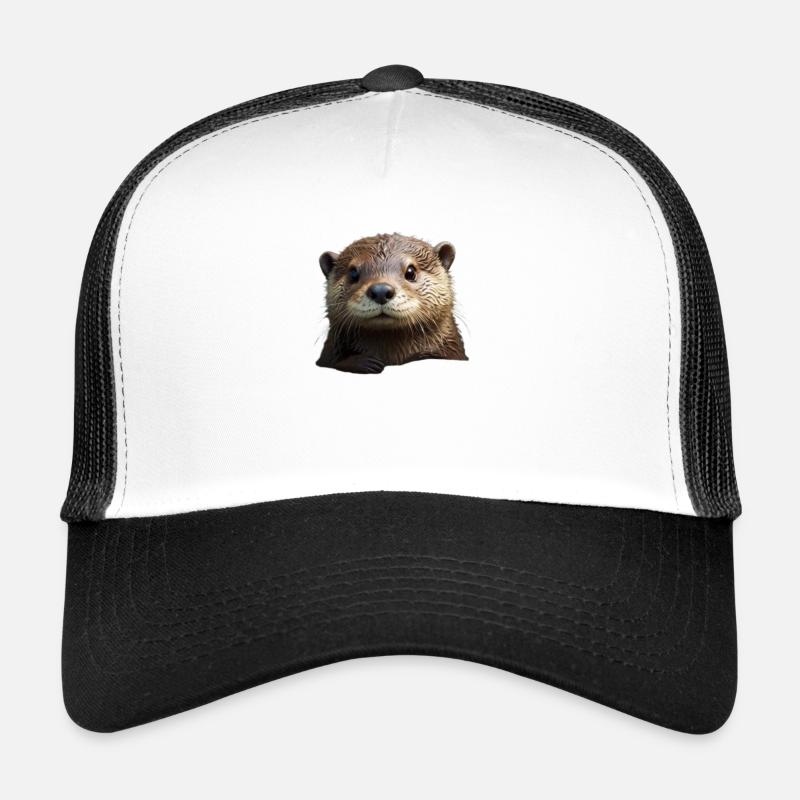 Sweet Otter - Trucker Cap - white/black