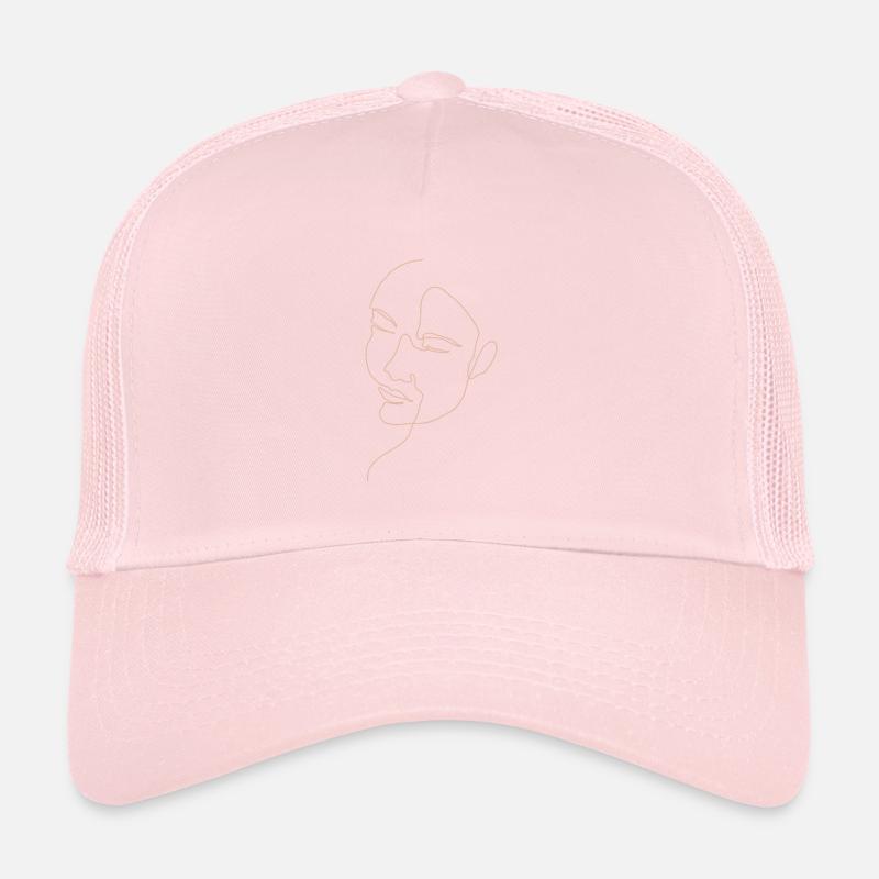 Face abstract Trucker Cap