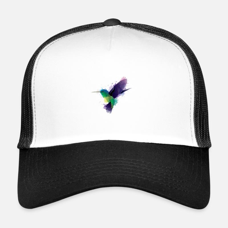 Kolibri Seglervögel Vögel Vogel Aquarell Geschenk Trucker Cap