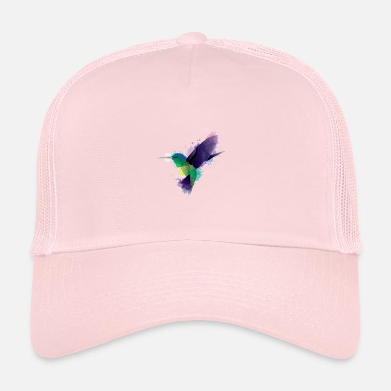 Kolibri Seglervögel Vögel Vogel Aquarell Geschenk Trucker Cap