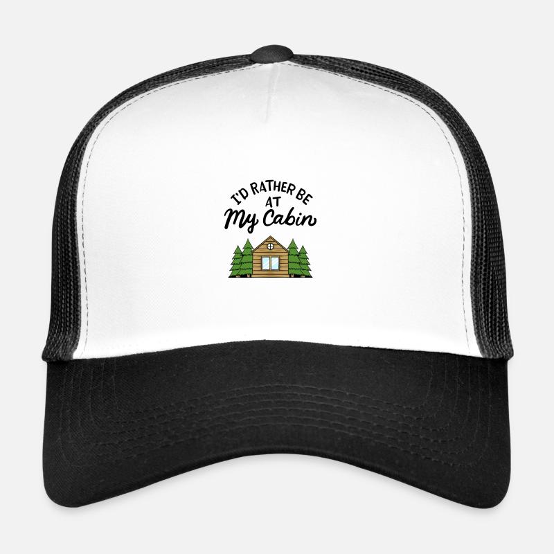 Camping Hütte Wald Trucker Cap