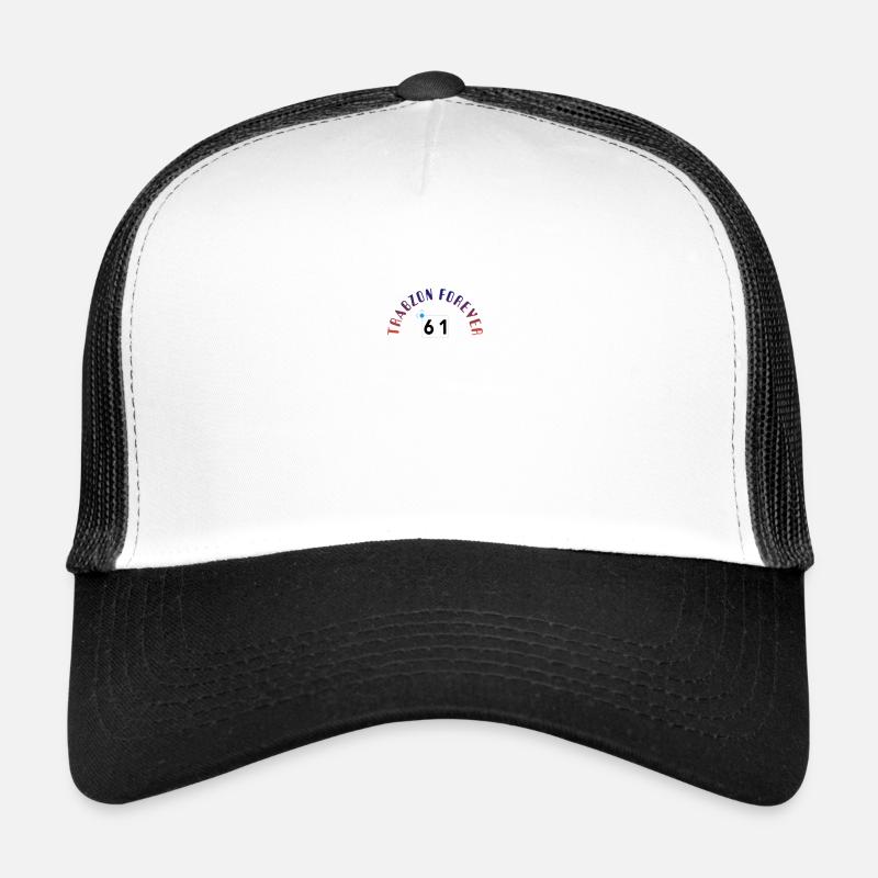 TRABZON FOREVER - Trucker Cap - Weiß/Schwarz