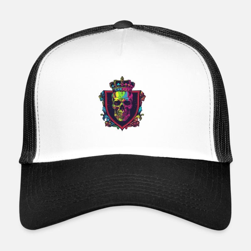 Couronne de crâne de roi Casquette trucker 
