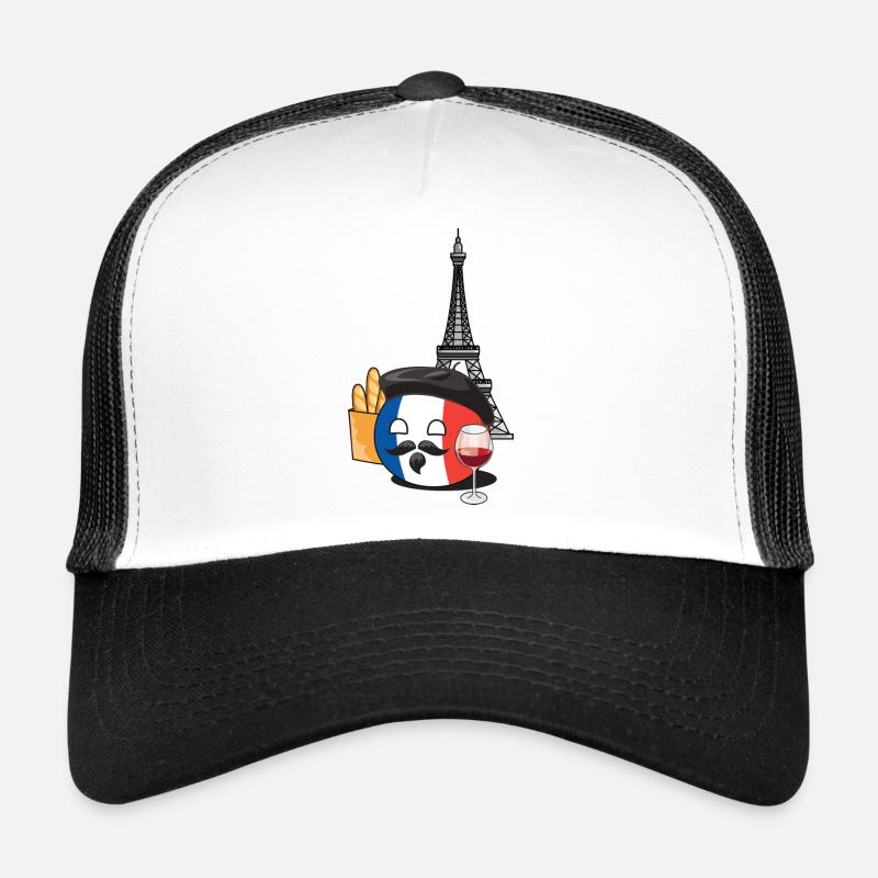 FranceBall - Trucker Cap - white/black