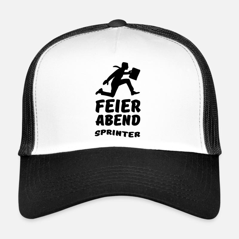 Feierabend Sprinter Geschenk Arbeit Büro Trucker Cap