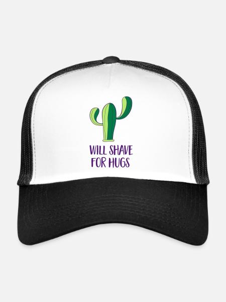 Cactus - Shave - Trucker Cap - white/black - Front