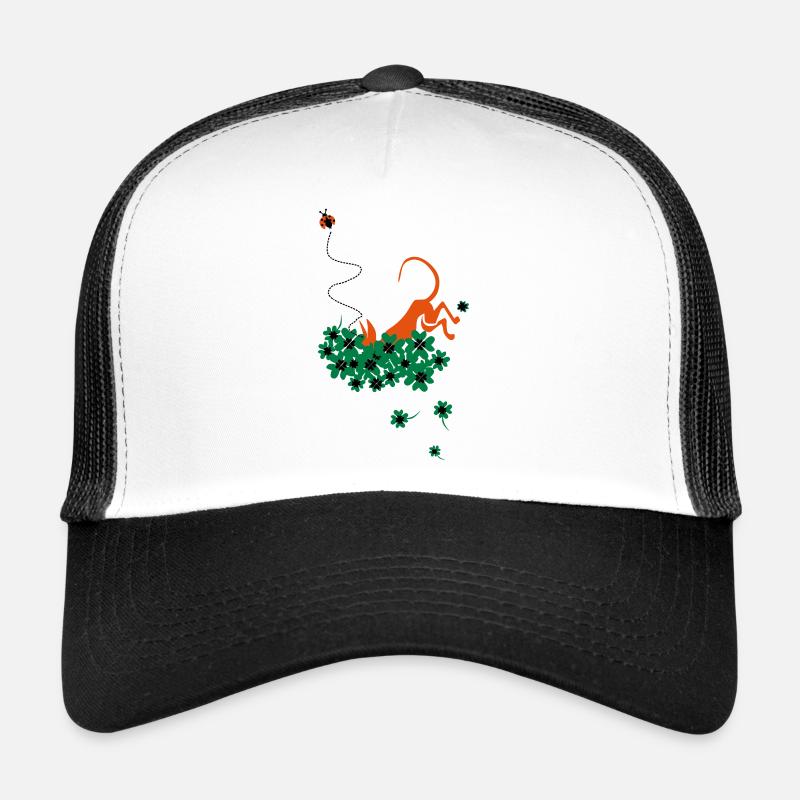 gluck bringer - Trucker Cap - white/black