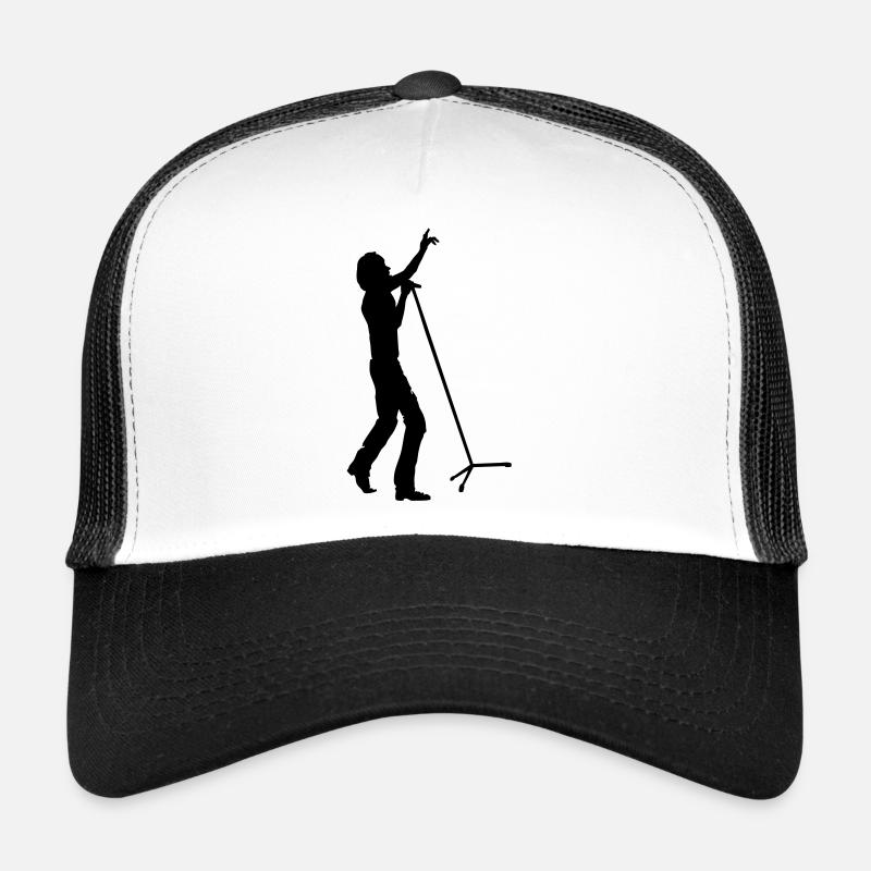 singer - Trucker Cap - white/black
